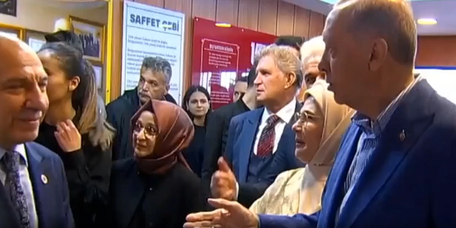 Erdoğan'ın oy kullandığı okulda kavga çıktı