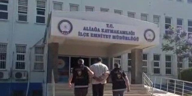 İzmir polisinden kaçamadı... 18 yıl hapis cezasıyla aranan firari Aliağa'da yakalandı!