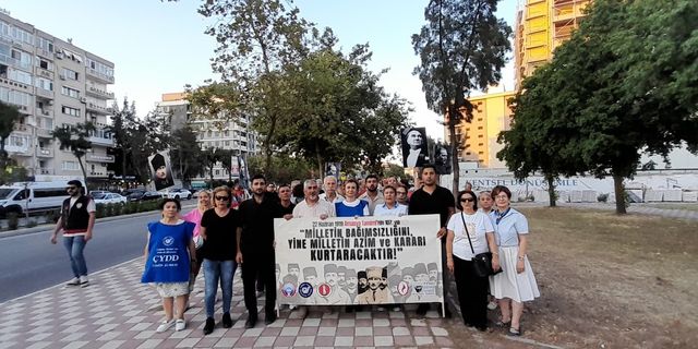 İzmir'de Amasya Tamimi'nin 107. yılı için "Azim ve Kararlılık Yürüyüşü"