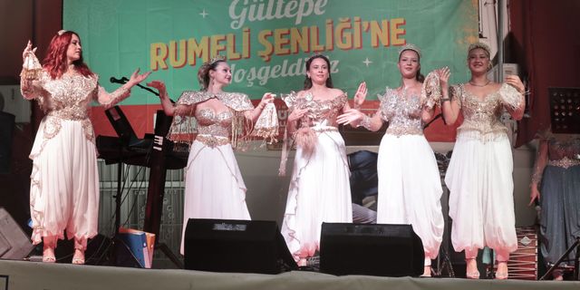 Gültepe’de Rumeli Şenliği renkli görüntülere sahne oldu