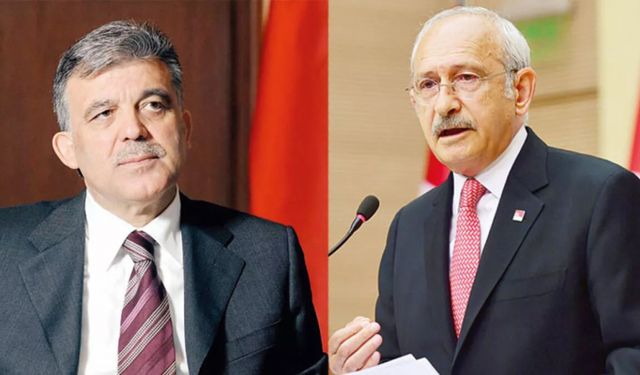 Abdullah Gül'den Kemal Kılıçdaroğlu'na tam destek geldi!