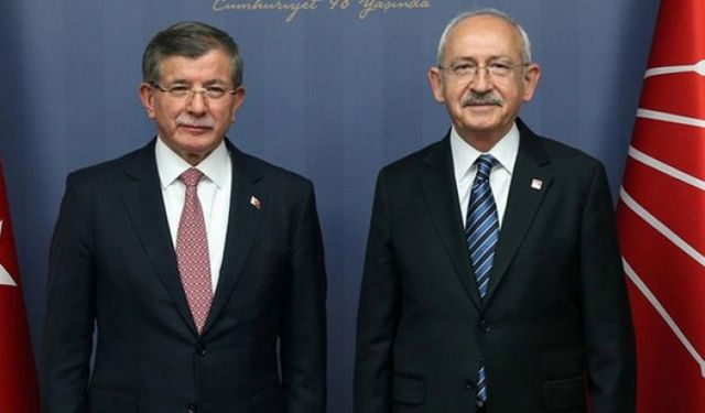 Ahmet Davutoğlu'ndan Kılıçdaroğlu'na ziyaret!