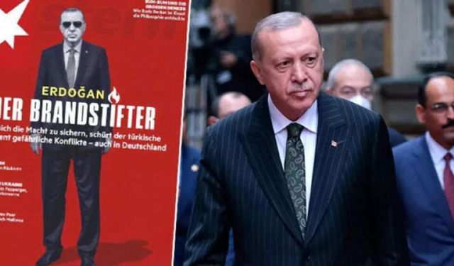 Alman Stern dergisinden skandal Erdoğan kapağı!