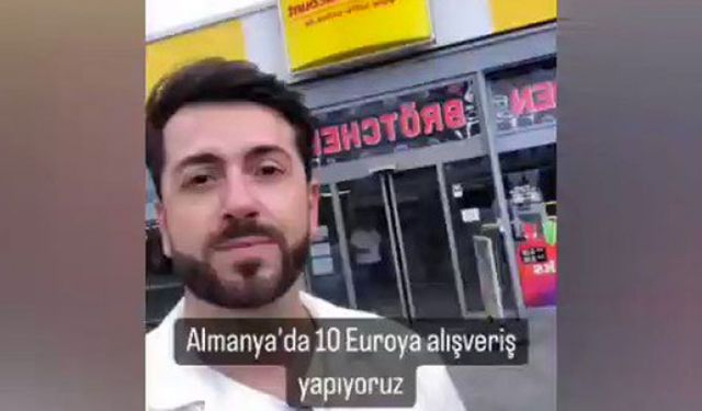 Almanya'da 10 Euro ile marketten neler alınabilir? Sosyal medyada gündem oldu