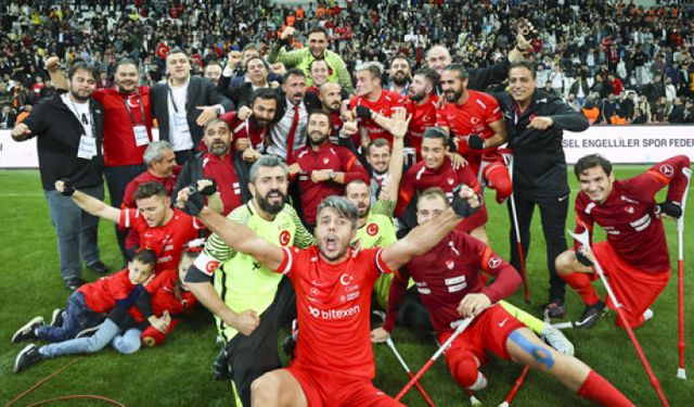 Ampute Futbol Milli Takımı dünya şampiyonu oldu