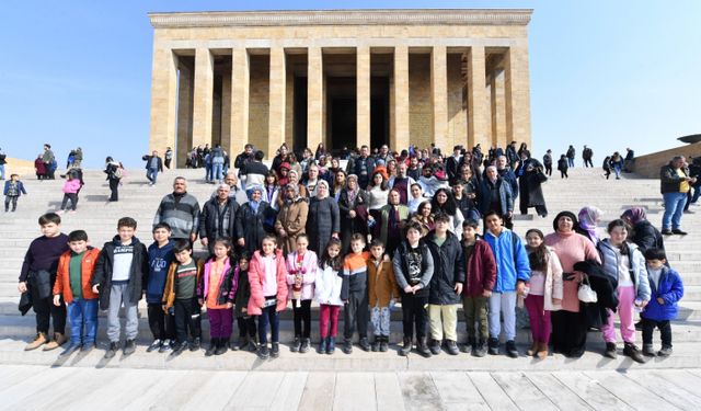 Ankara Büyükşehir Belediyesi'nden depremzede çocuklara özel hafta sonu