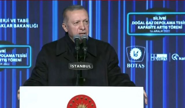 Avrupa'nın en büyük doğalgaz deposu açıldı! Erdoğan'dan flaş açıklama