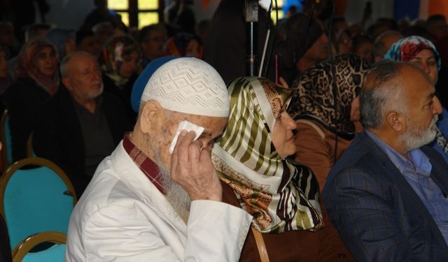 Bakan Süleyman Soylu konuşunca 86 yaşındaki Recep dede gözyaşlarını tutamadı