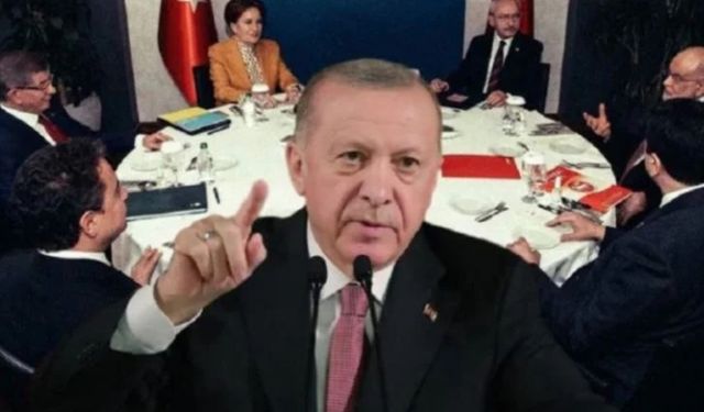 Bu sözler ortalığı karıştıracak! Erdoğan'dan Altılı Masa'ya ağır sözler...