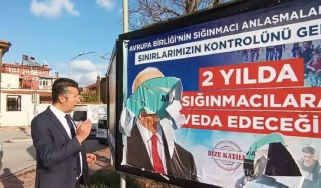 Burdur'da Kemal Kılıçdaroğlu'nun afişlerine saldırı