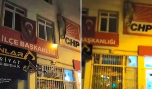 Çankırı'da CHP İlçe Başkanlığı binasına saldırı: 1 kişi gözaltında