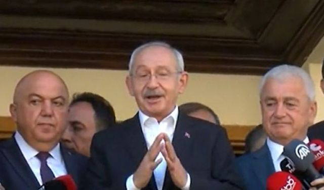 CHP Lideri Kemal Kılıçdaroğlu balkon konuşması yaptı