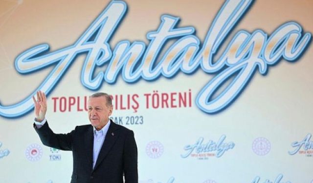 Cumhurbaşkanı Erdoğan Antalya'da konuştu: 5 ayımız var