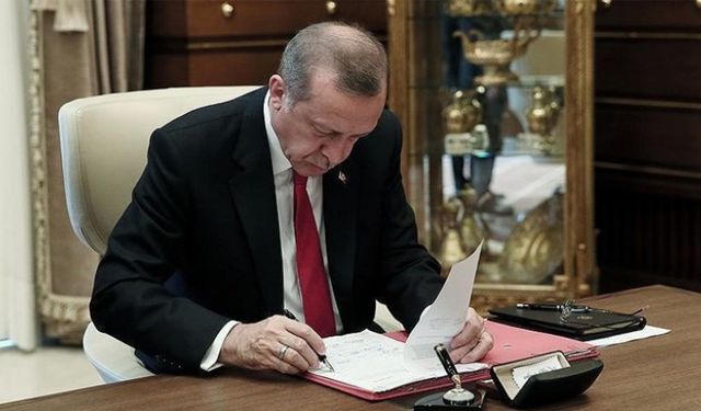 Cumhurbaşkanı Erdoğan’ın Atama ve görevden alma kararları Resmi Gazete’de