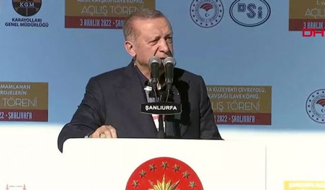 Cumhurbaşkanı Erdoğan Şanlıurfa'da: Siz Bay Kemal'e bakmayın! Bu bir rekor!