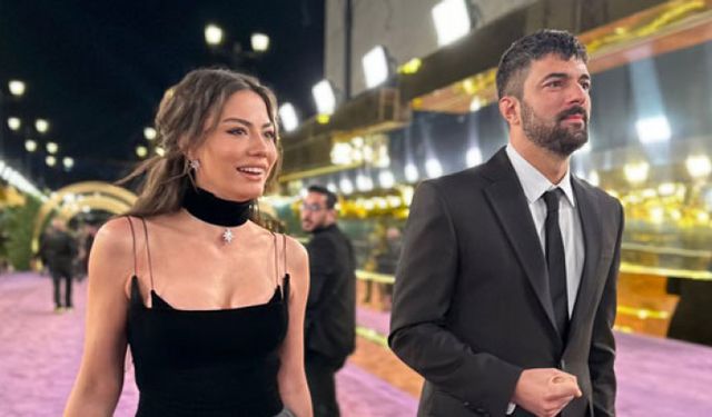 Demet Özdemir ve Engin Akyürek Joy Awards için Riyad'da yürek hoplattı