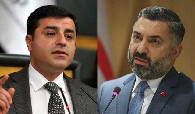 Demirtaş'tan RTÜK Başkanı Şahin'e sert sözler! 'Boş herif, yalan söyleme'