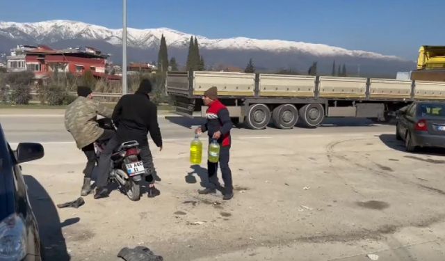 Depremin vurduğu Hatay'da akaryakıt krizi! Pompacılar darp edildi