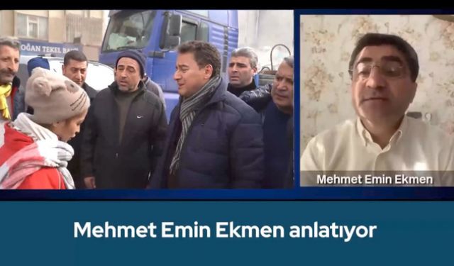 Depremzedeye tekme iddiasına DEVA Partili Mehmet Emin Ekmen'den yanıt