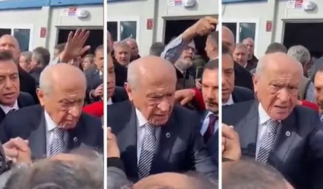 Devlet Bahçeli'yi deprem bölgesinde sinirlendiren hareket