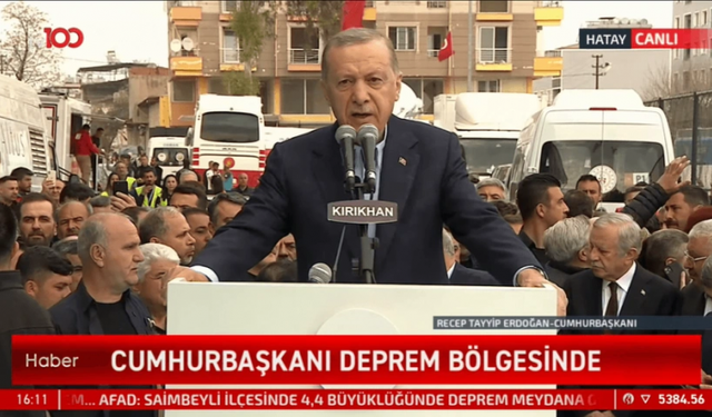 Erdoğan: Hatay'ı asla yalnız bırakmayacağız.