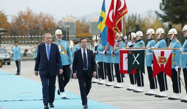 Erdoğan, İsveç Başbakanı Ulf Kristersson ile görüştü