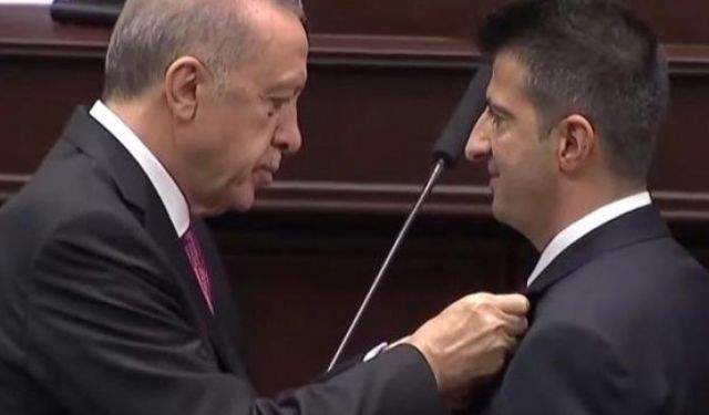 Erdoğan Mehmet Ali Çelebi'ye rozetini bizzat taktı! İşte Çelebi'nin ilk sözleri