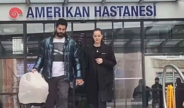 Fahriye Evcen ve Burak Özçivit ikinci bebekleri Kerem'le ilk kez görüntülendi