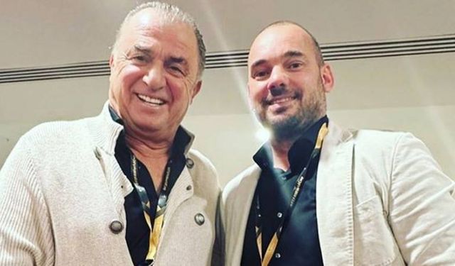 Fatih Terim ve Sneijder Katar'da buluştu