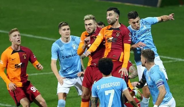 Galatasaray galibiyete hasret kaldı! Sarı Kırmızılılar Lazio'ya 2-1 mağlup oldu...