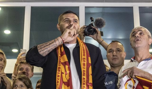 Galatasaray'ın yeni yıldızı Mauro Icardi İstanbul'da!