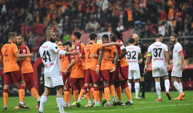 Galatasaray-Kastamonuspor maçında gol yağmuru: 7-0