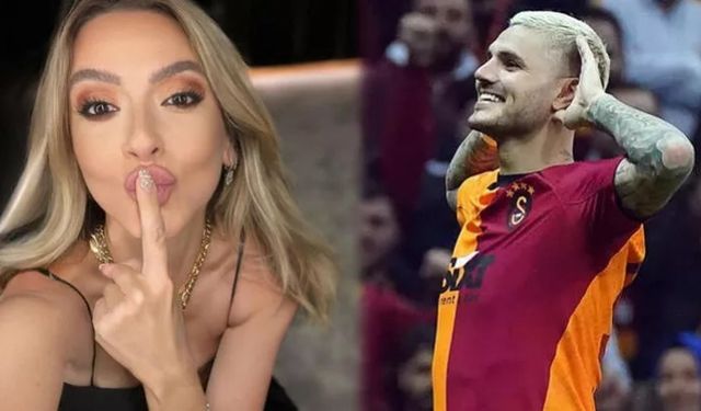 Hadise  Galatasaray'ın yıldızı Icardi ile birlikte iddiası! Maça gitmesinin sebebi...