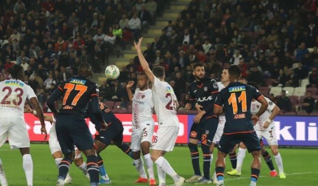 Hatayspor ve Başakşehir maçında gol düellosu: 3-3