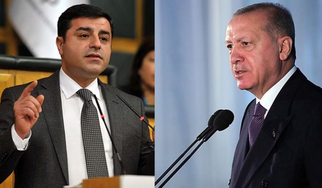 HDP eski eş Genel Başkanı Demirtaş Erdoğan'ı bombaladı: Meclis'i feshederse aday olamaz!