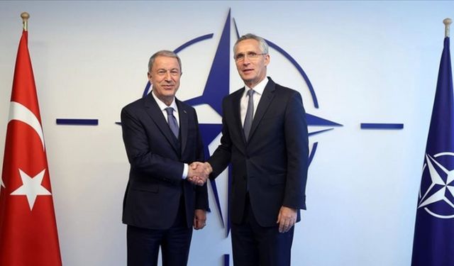 Hulusi Akar, NATO Genel Sekreteri Stoltenberg ile görüştü