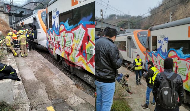 İspanya'da tren kazası! 155 kişi yaralı