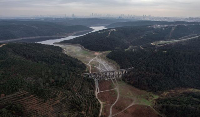 İstanbul'da barajlar son 10 yılın en düşük seviyesinde