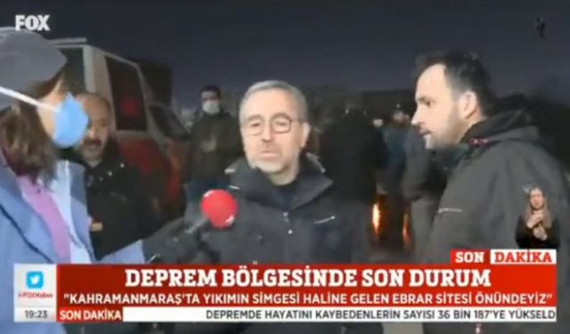 Kahramanmaraş Belediye Başkanı'ndan enkaz başında tepki çeken hareketler!