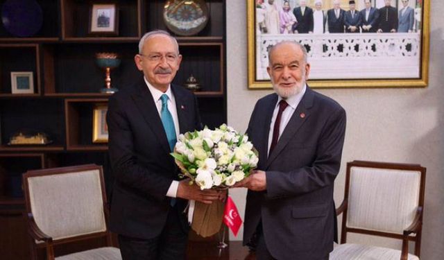 Kemal Kılıçdaroğlu’ndan Karamollaoğlu’na geçmiş olsun ziyareti