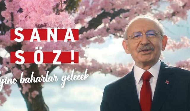 Kemal Kılıçdaroğlu seçim kampanyasını başlattı: Sana söz yine baharlar gelecek