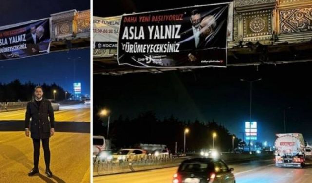 Kılıçdaroğlu ve İmamoğlu afişi asan CHP'li Başkan gözaltına alındı!