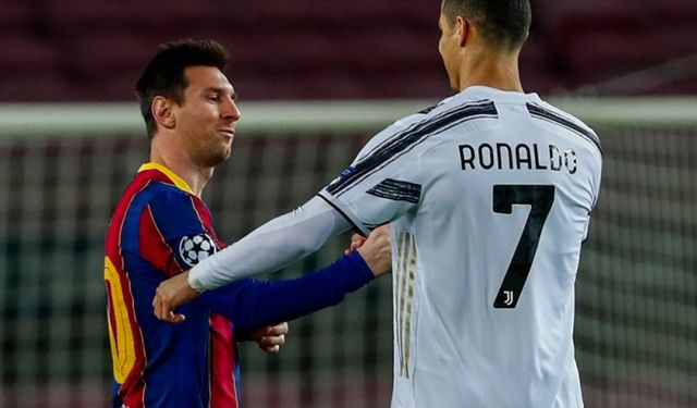 Lionel Messi ve Cristiano Ronaldo'dan ortak paylaşım