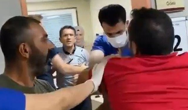 Maske takmadı doktora tehditler savurdu hastaneyi birbirine kattı!