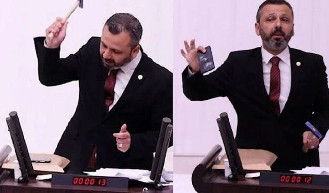 Mecliste telefonunu kırdığı için CHP’li Erbay’a 10 bin TL'lik fatura kesildi!