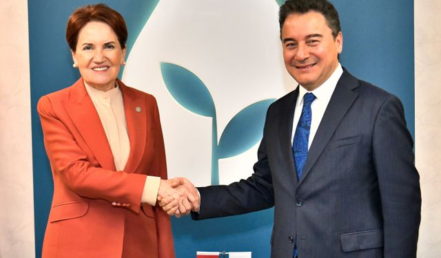 Meral Akşener Ali Babacan ile bir araya geldi