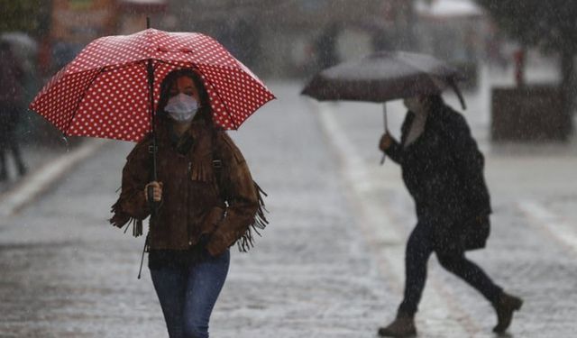 Meteoroloji 8 ili uyardı! Kuvvetli yağışa dikkat