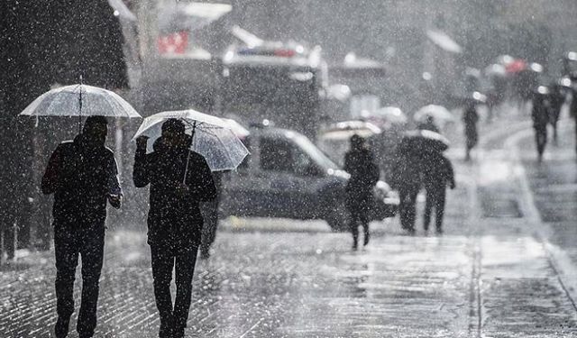 Meteoroloji'den 19 il için sağanak yağış uyarısı!