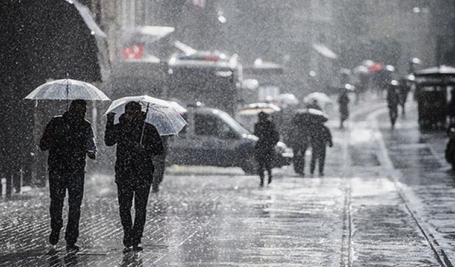 Meteoroloji'den Ankara, İstanbul ve birçok ilde sağanak yağış uyarısı