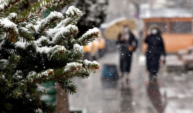 Meteoroloji'den birçok il için sağanak ve kar yağışı uyarısı